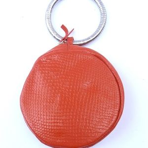 Posh Orange Breil Wristlet Bag